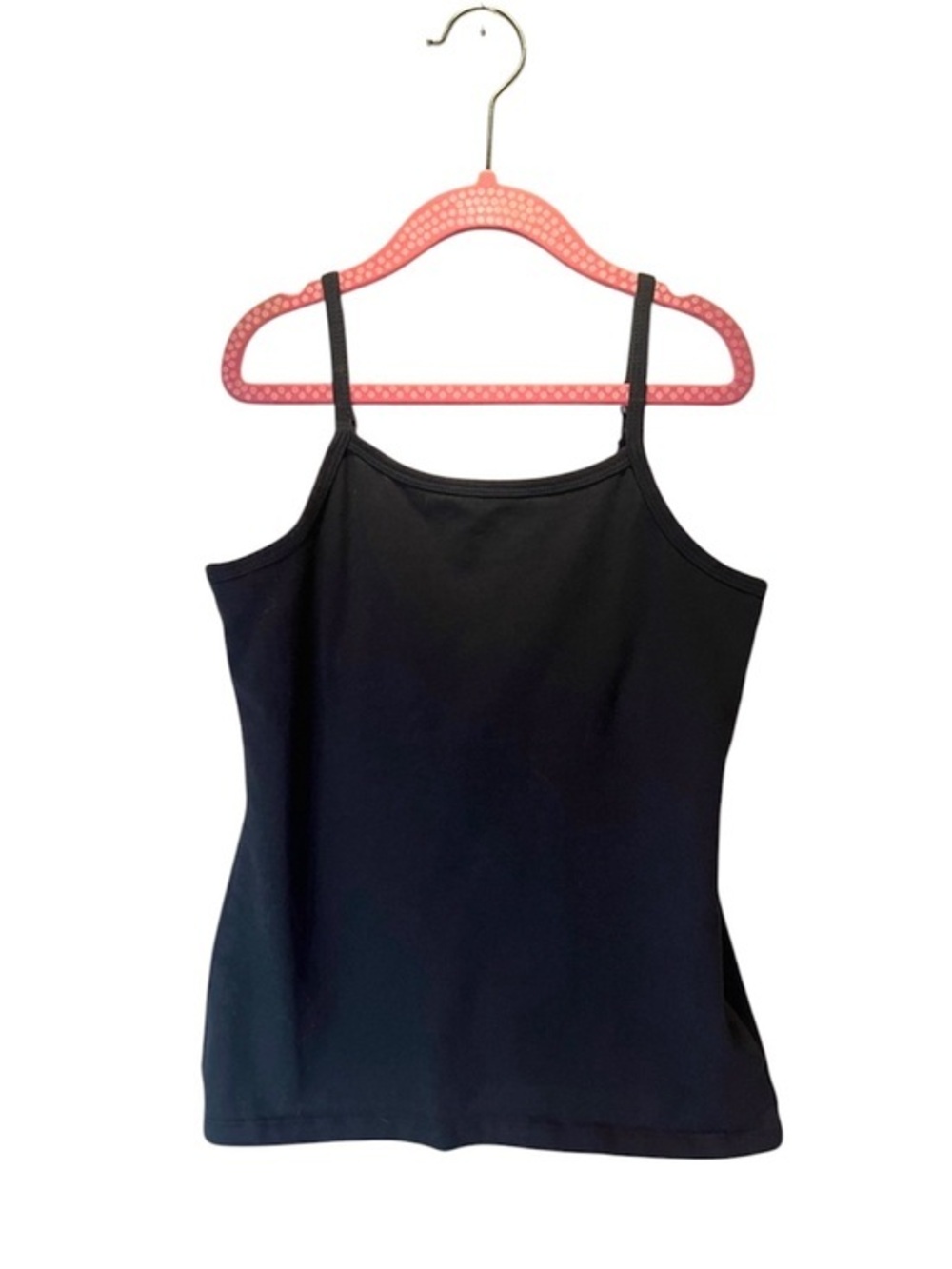 Amazon Essentials Girl’s Basic Black Camisole Tank Size Large